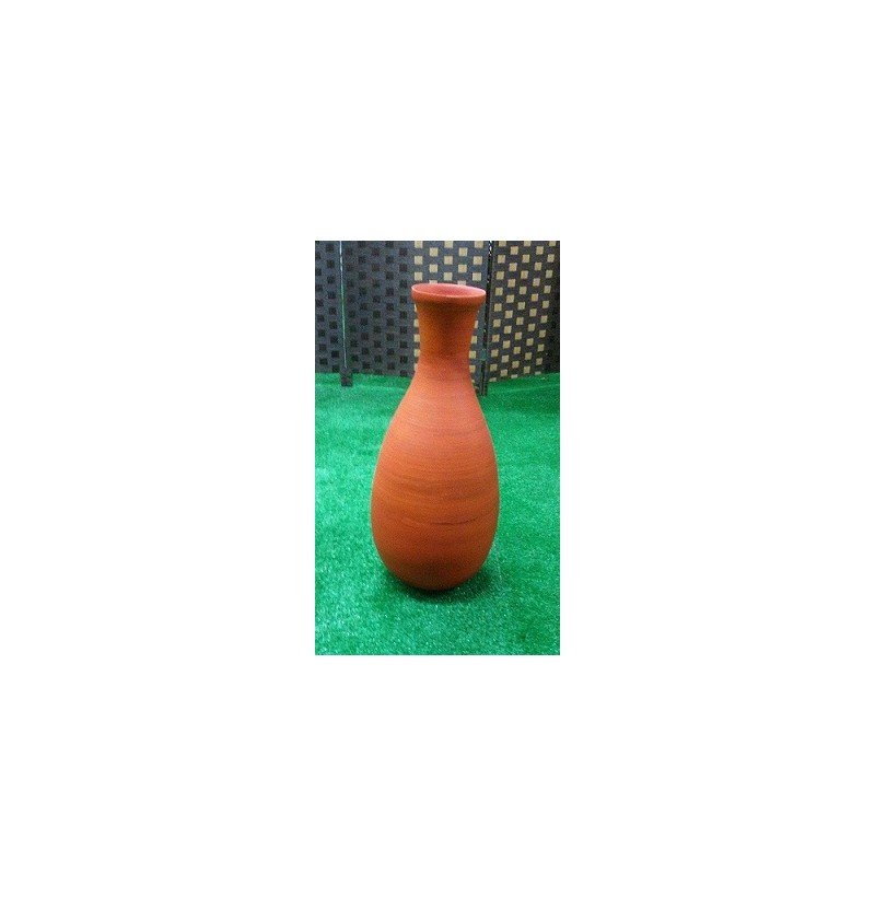 Vaso in legno arancione