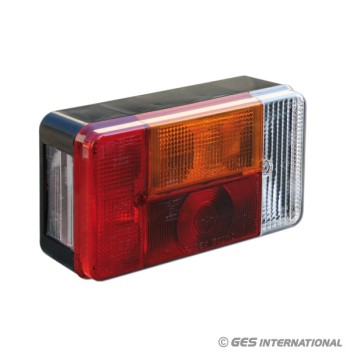 Fanale universale rettangolare dx