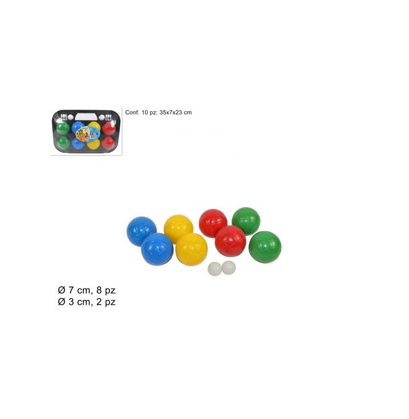 Cestino Bocce 8+2 pz