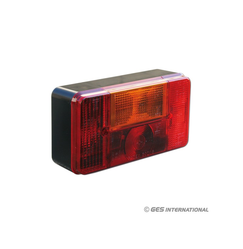 Fanale universale rettangolare sx