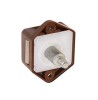 Serratura mini push- lock marrone