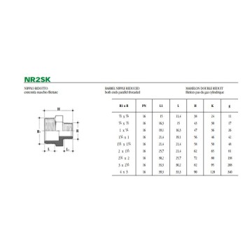 NIPPLO FILETTATO PP PN10 - 2 - NIPPLES