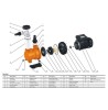 Coperchio per pompa filtro per FCP 180S - 450S