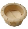 Bocchetta terminale beige