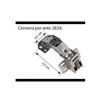 Cerniera per ante 2828