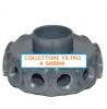 Collettore di fondo a 12 fori 1" 63mm.