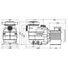 Pompa per piscina 17,2 m3/h 1.50Hp M Powerline