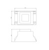 Trasformatore 12V AC/80W IP68