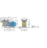 Pompa x piscina e idro. 1,5hp 1,1kw 21m3/h MPCM 41