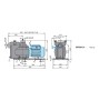 Pompa x piscina e idro. 1,5hp 1,1kw 30m3/h MPCM 51