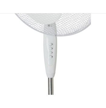 Ventilatore a piantana bianco 3 pale