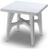 Tavolo intrecciato lino 80x80 cm