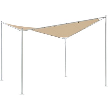 Gazebo vela ecru' 4x4mt