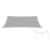 Cover per gazebo vela grigio 4x4mt.