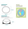 Piscina my first easy 183x51cm senza pompa Intex
