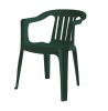 Poltrona Giada verde bosco kit 4 pezzi