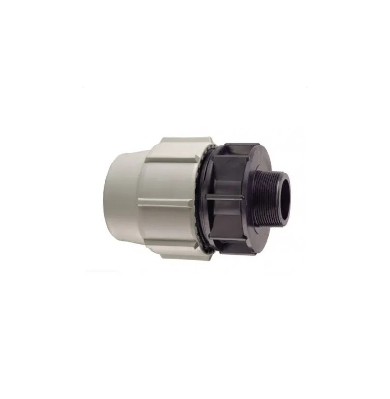 Raccordo maschio in polietilene 50x1-1/2"